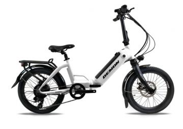 Demon Ebike Rebel foldable 36 Volt wiith 20inch Tires in White